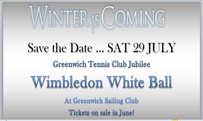 GTC 50th Jubilee Wimbledon White Ball